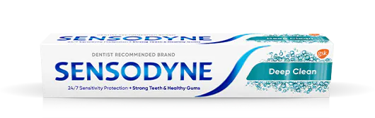 Sensodyne toothpaste in Deep Clean