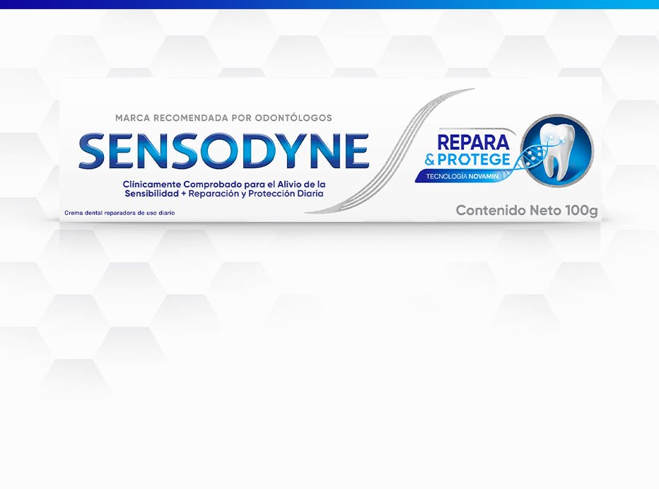 Crema dental Sensodyne Repara & Protege Reparación Profunda con sabor a menta