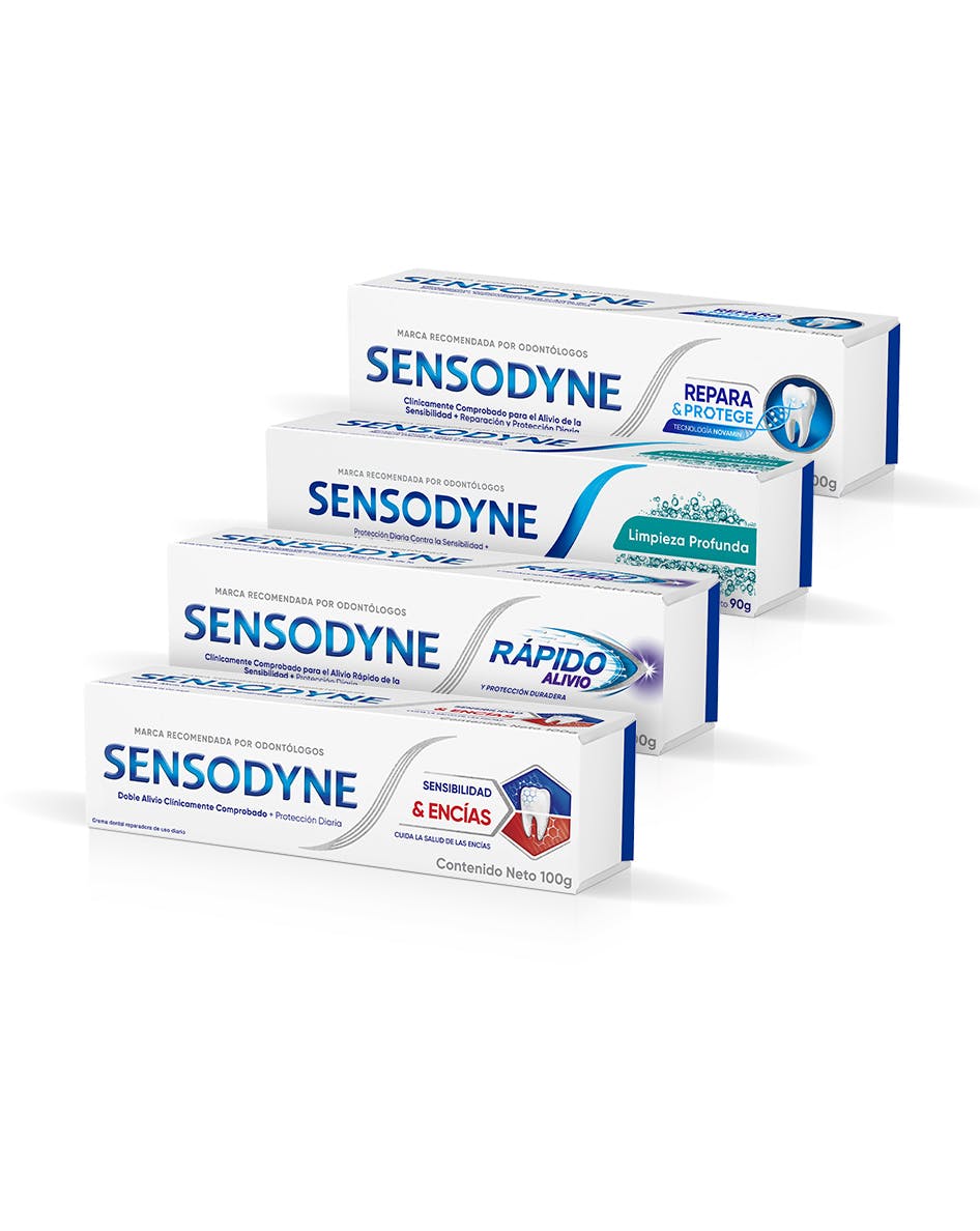 Explora las cremas dentales Sensodyne