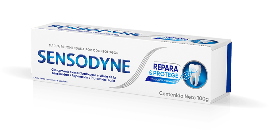 Productos Sensodyne que ayudan a proteger contra la sensibilidad dental 