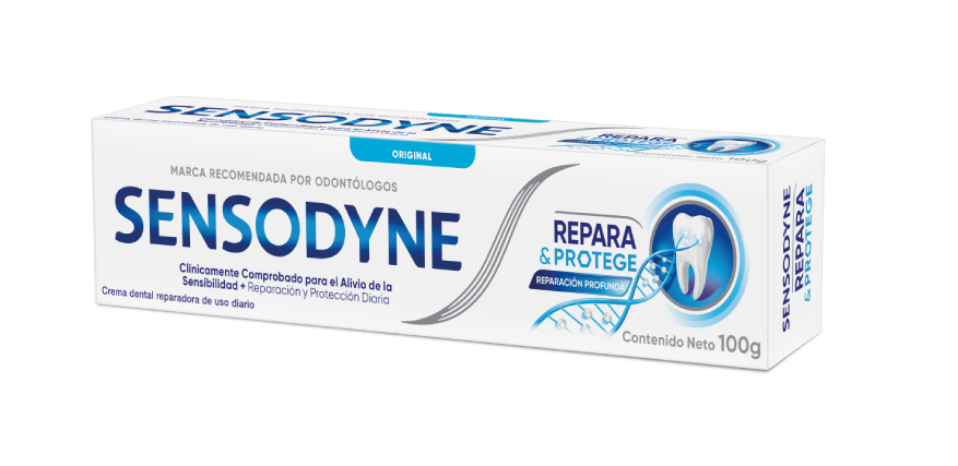 Productos Sensodyne que ayudan a proteger contra la sensibilidad dental 