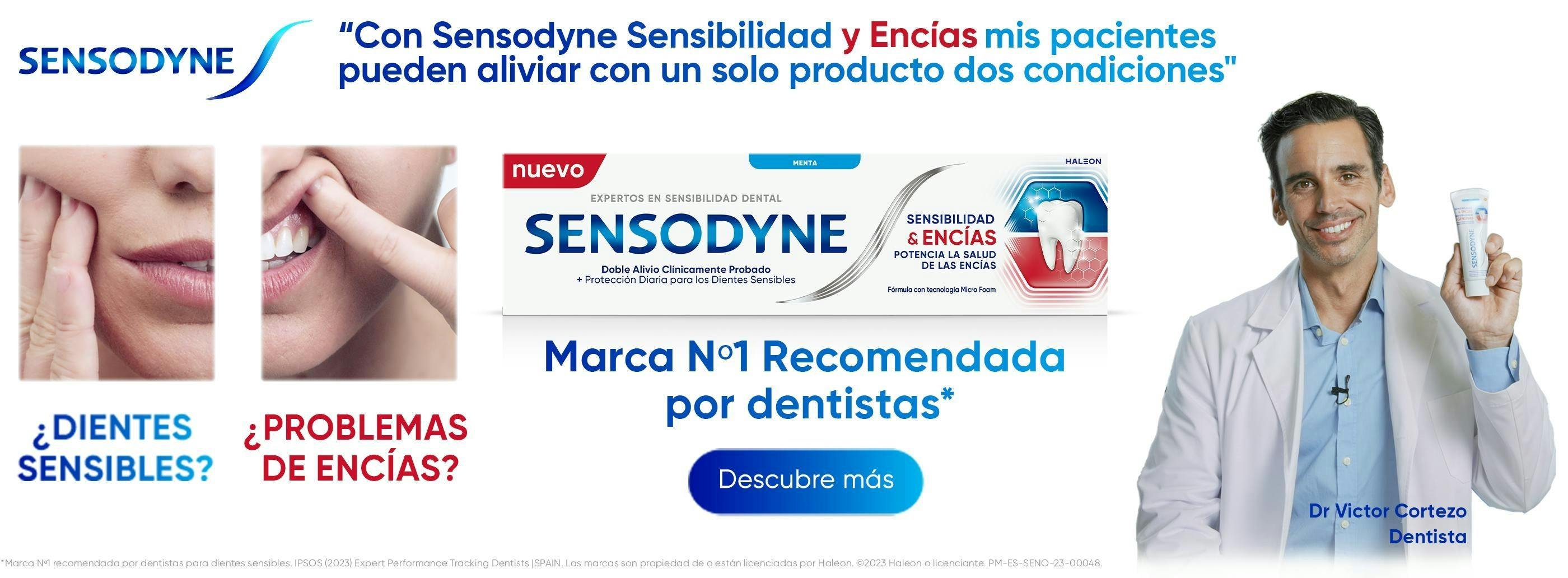 Un vaso de agua helada y hielo - Sensodyne ES