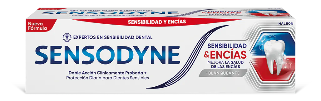 Pasta de dientes Sensibilidad y encías blanqueamiento - Sensodyne ES