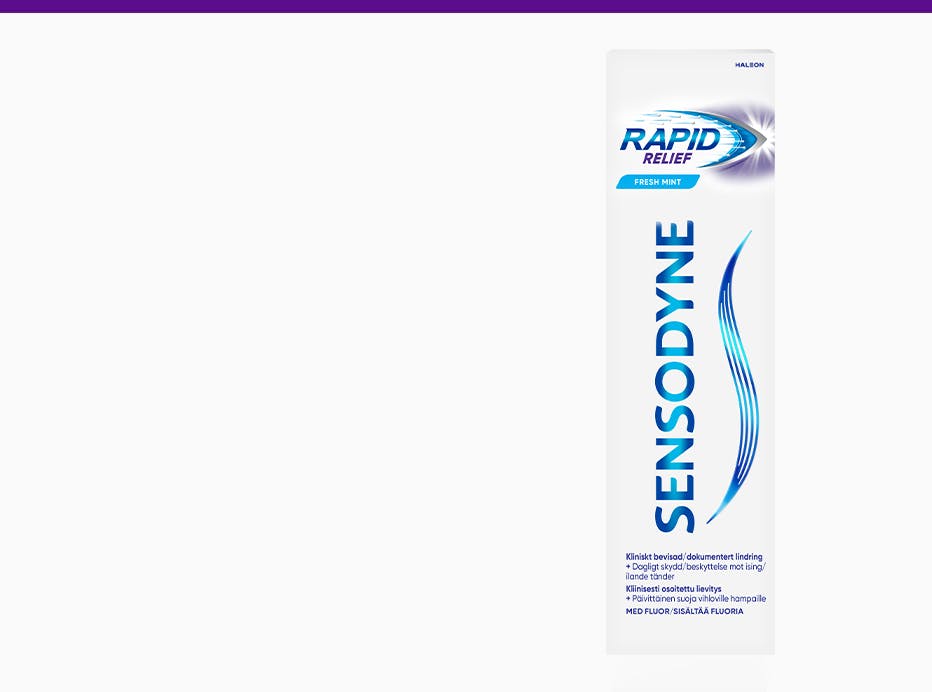 Kuva Sensodyne rapid relief hammastahnasta