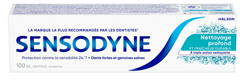 Image du dentifrice Sensodyne Nettoyage profond