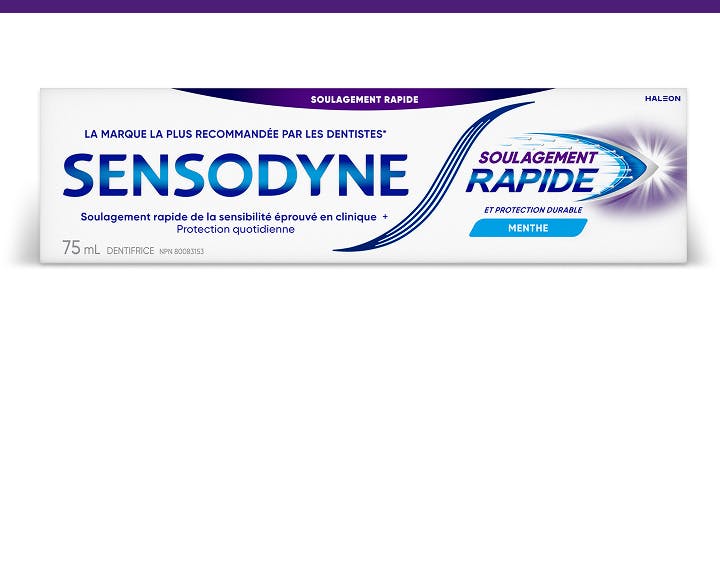 Dentifrice Sensodyne pour le soulagement de la sensibilité