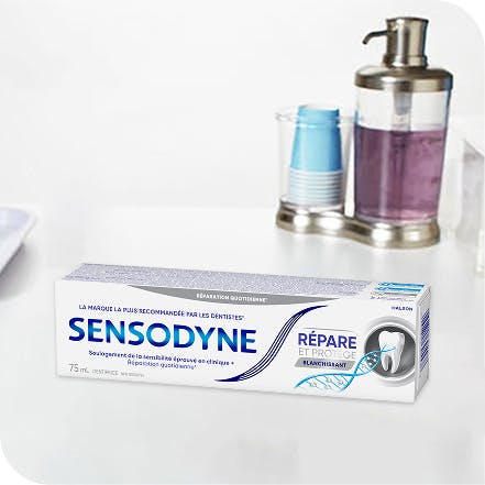 Ingrédients du dentifrice Sensodyne qui permettent de combattre la sensibilité dentaire