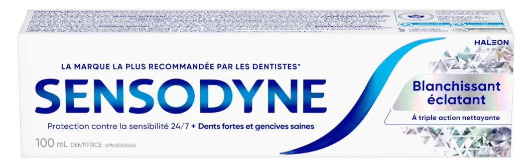 Dentifrice Sensodyne Blanchissant éclatant