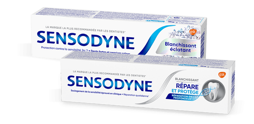 Sensodyne products that help protect against tooth sensitivity