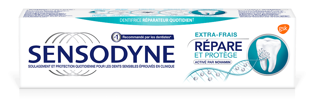 Sensodyne Repair and Protect toothpaste in Extra Fresh