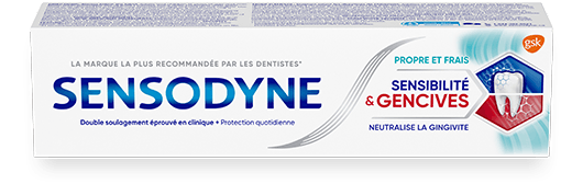 Sensodyne Sensitivity and Gum Toothpaste Pack clean and fresh