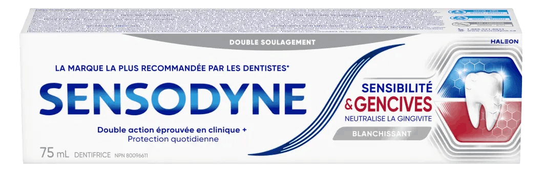 Sensodyne Sensitivity and Gum Whitening Toothpaste Pack