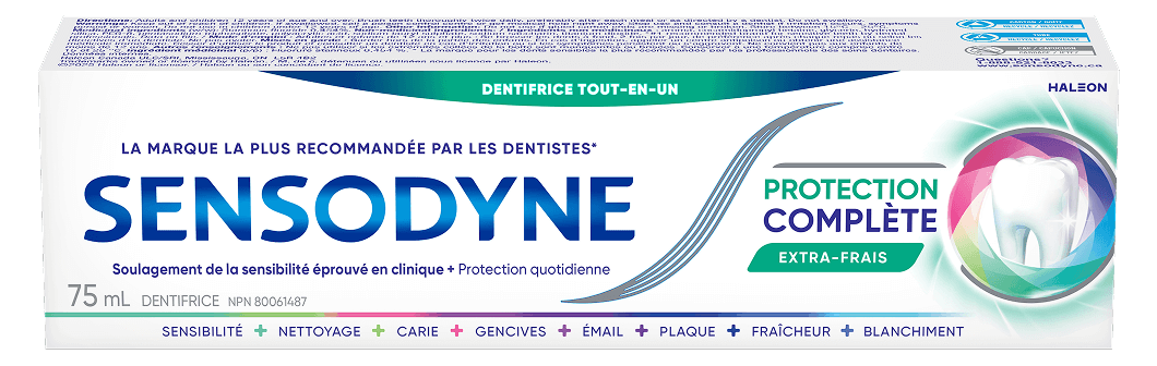 Sensodyne Complete Protection toothpaste in Extra Fresh