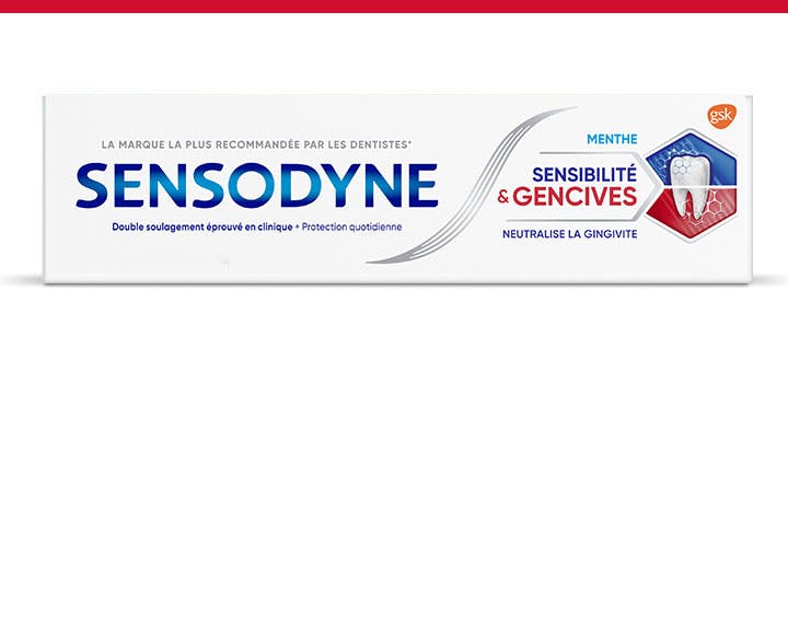 Sensodyne sensitivity relief toothpaste box