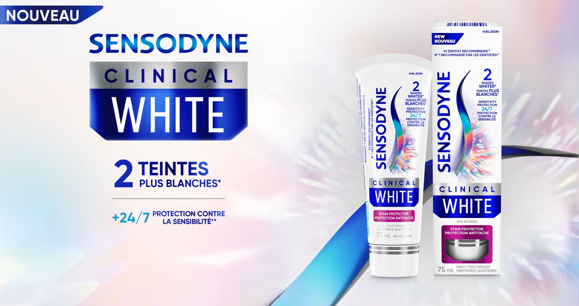 Dentifrice Sensodyne Clinical White