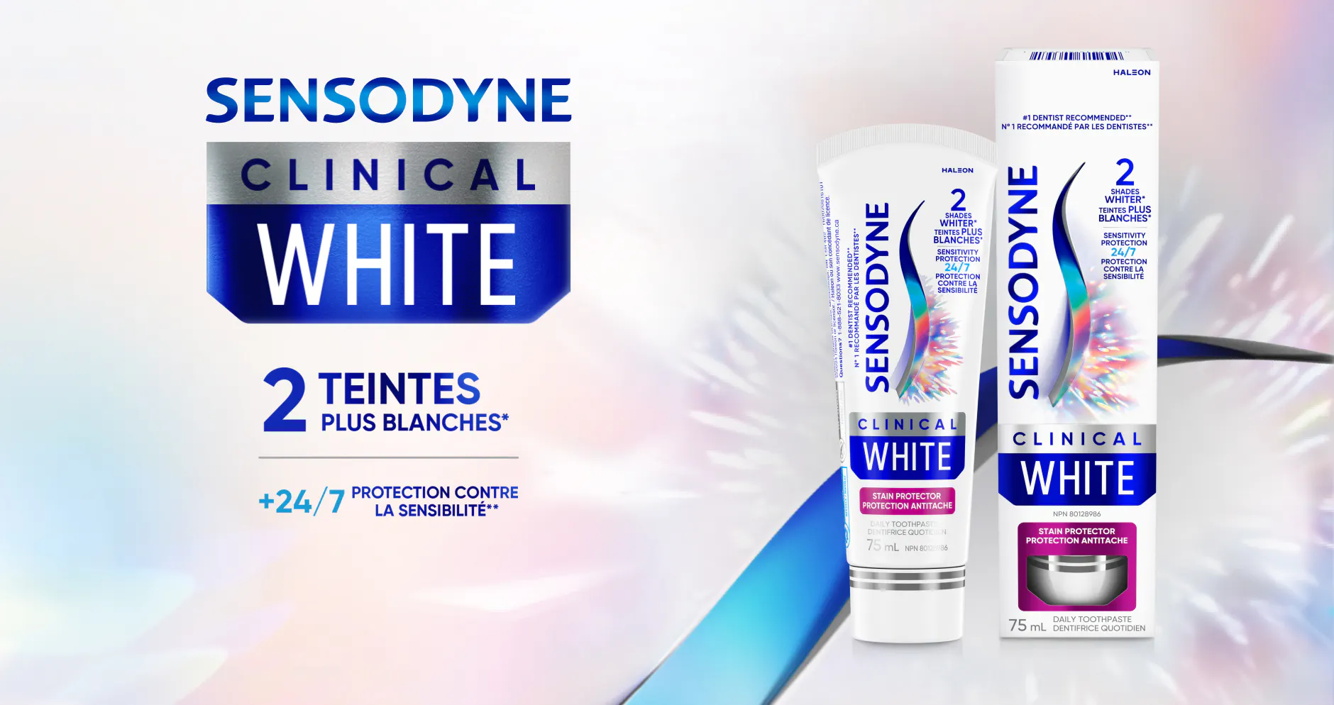 Dentifrice Sensodyne Clinical White