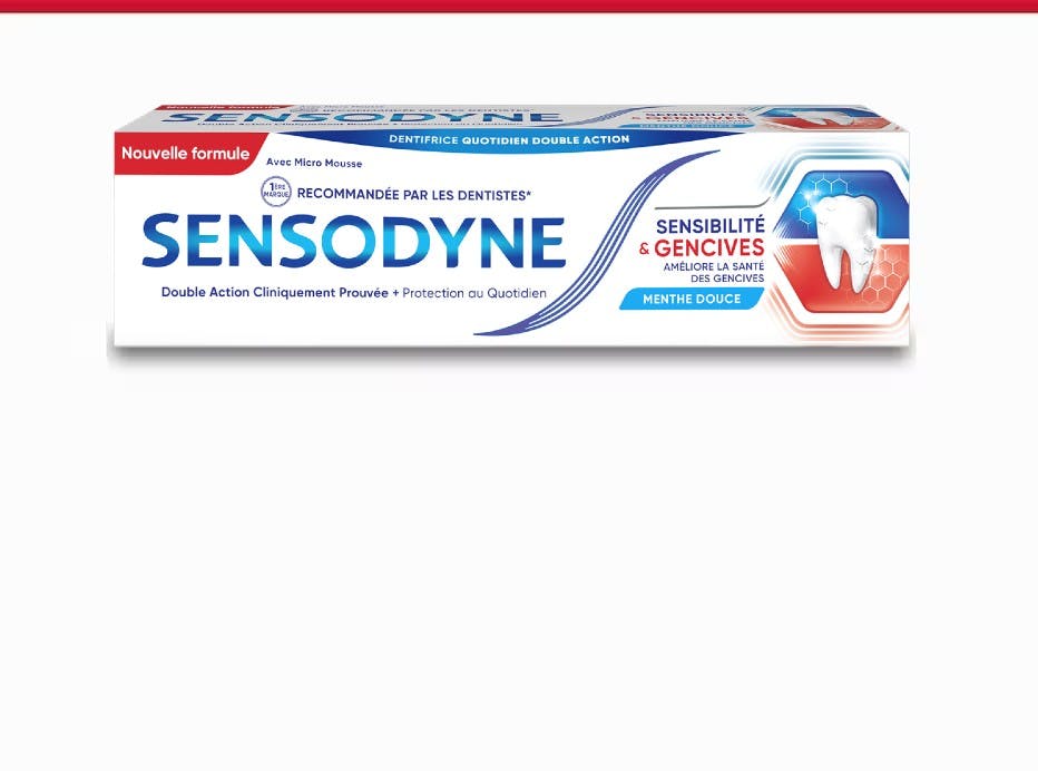 Dentifrice Sensibilité & Gencives Menthe Douce pour dents sensibles