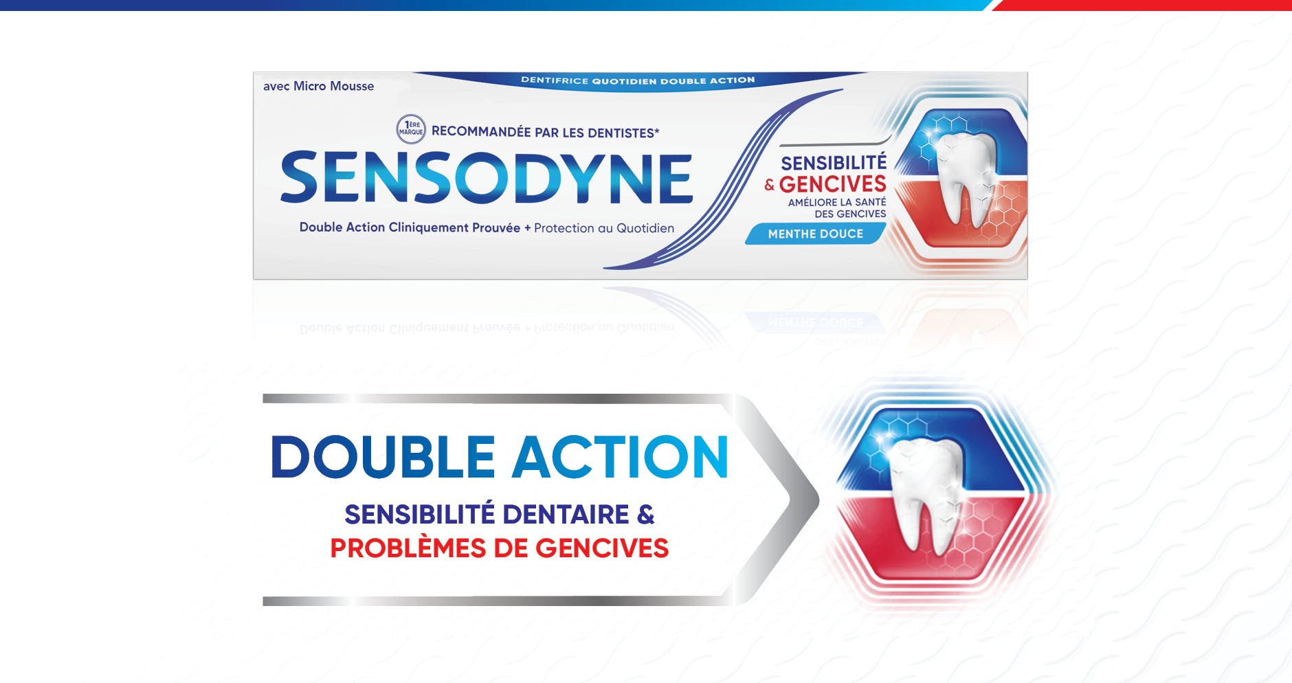 Dentifrice Sensibilité & Gencives Menthe Douce pour dents sensibles