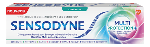 Dentifrice Multi protection Extra Fresh pour dents sensibles Sensodyne
