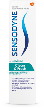 Sensodyne Deep Clean tannkrem banner