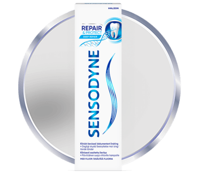 Ikon av pakningen til Sensodyne Repair and Protect tannkrem
