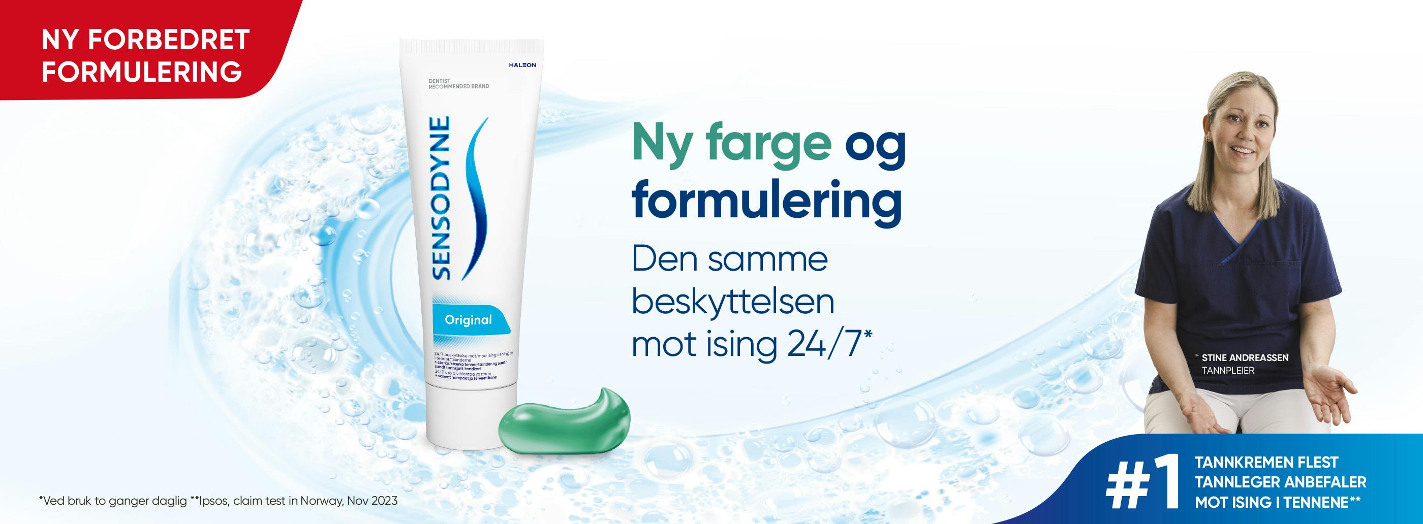 Ny farge og formulering