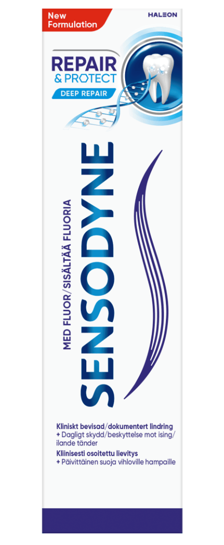 Sensodyne Repair and Protect tannkrem banner