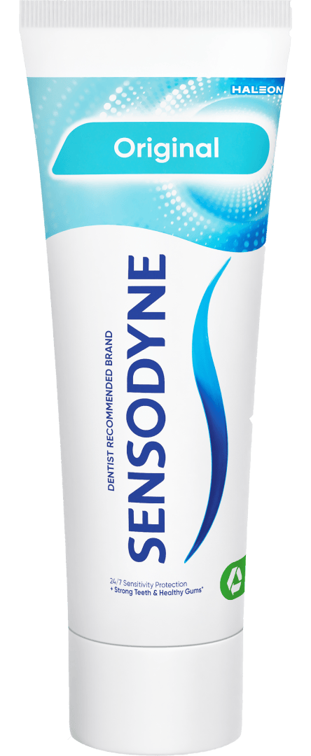 Pakningen til Sensodyne Original tannkrem