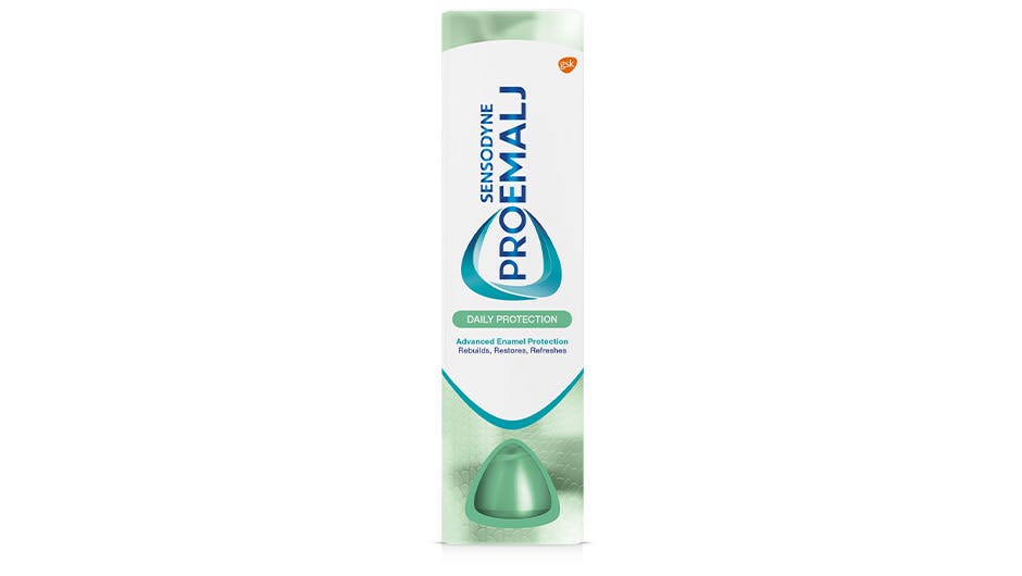 Sensodyne ProEmalj Daily Protection tannkrempakning, beskytter emaljen