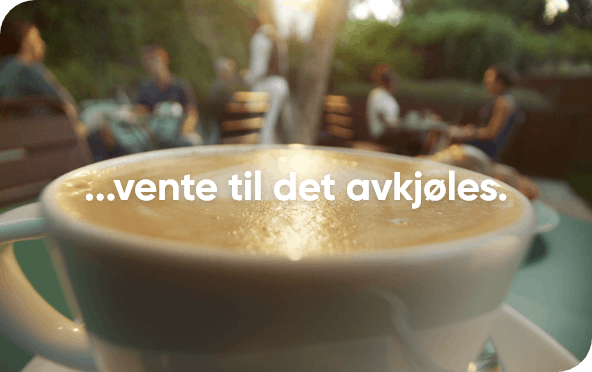 En varm kopp kaffe