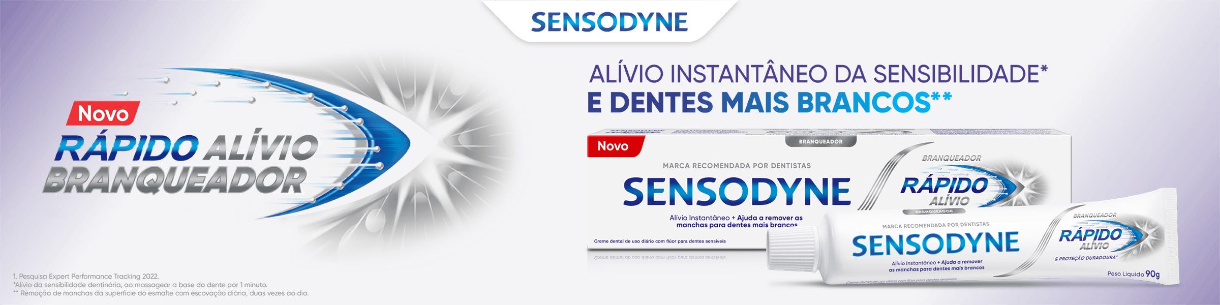 Sensodyne Rápido Alívio Branqueador