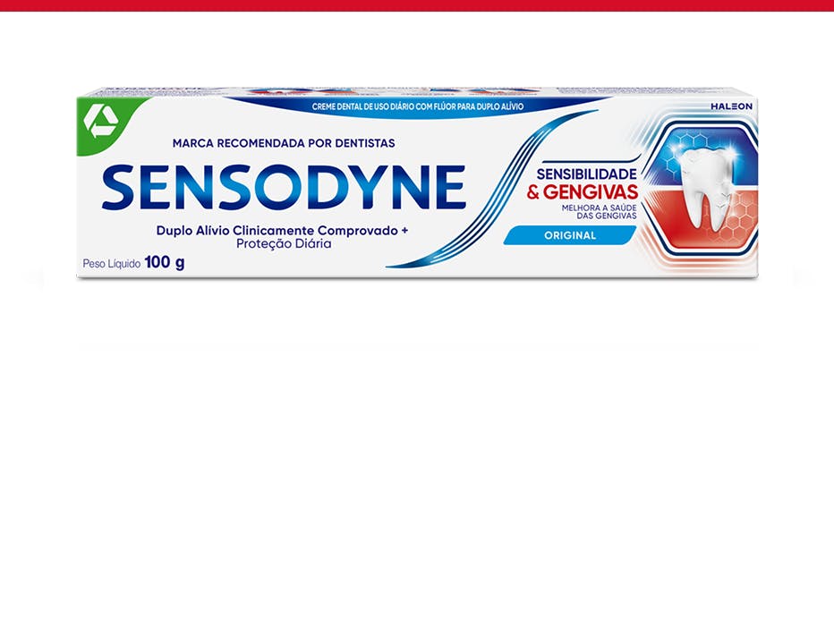 Sensodyne sensitivity relief toothpaste box