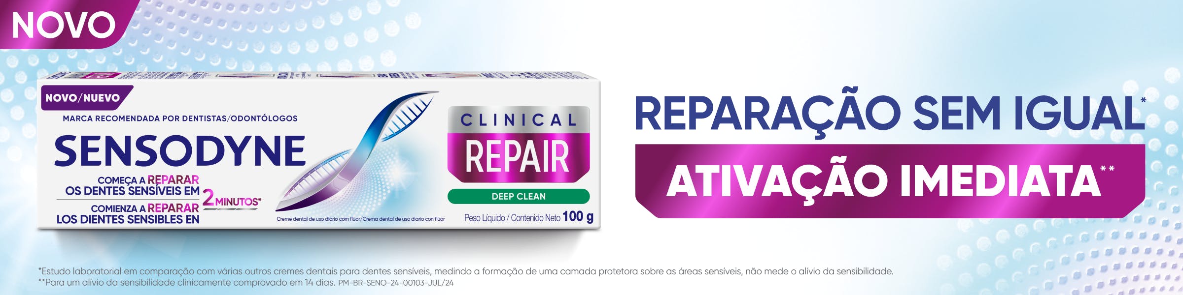 Sensodyne Clinical repair deep clean