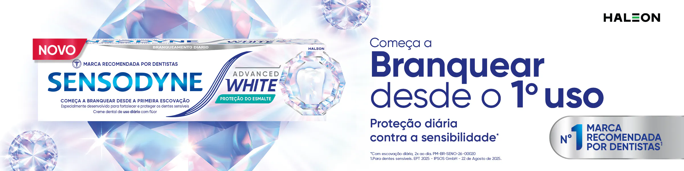 Imagem do Creme Dental Advanced White Proteção do Esmalte