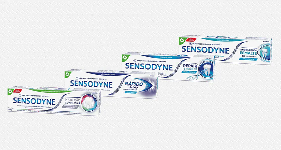 Variety of Sensodyne Toothpaste products for tooth sensitivity
