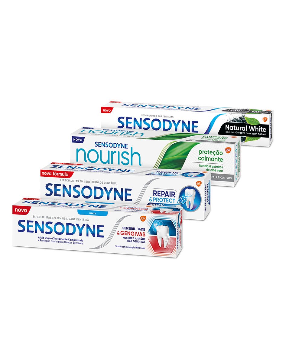 Explore as pastas de dentes Sensodyne