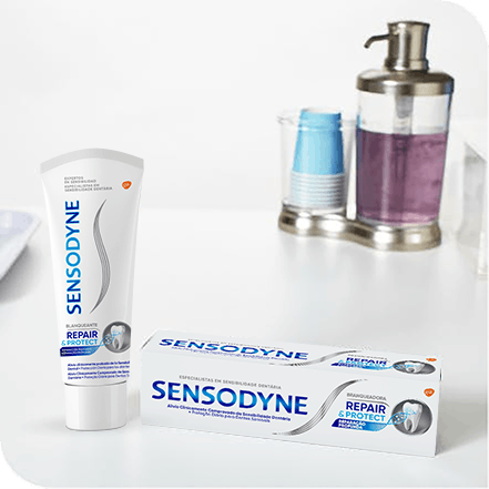 Ingredientes das pastas de dentes Sensodyne que ajudam a combater a sensibilidade dentária