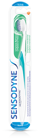 Escova de dentes Suave Sensodyne Limpeza & Frescura