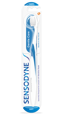 Gentle care toothbrush and packaging  