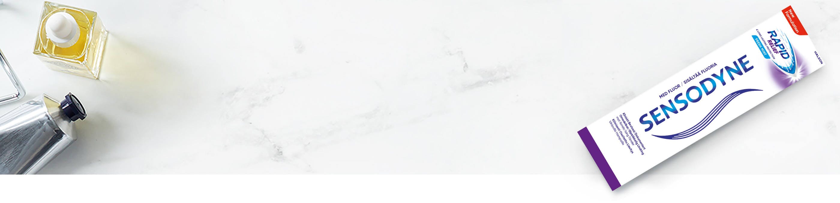 banner Sensodyn tandkräm