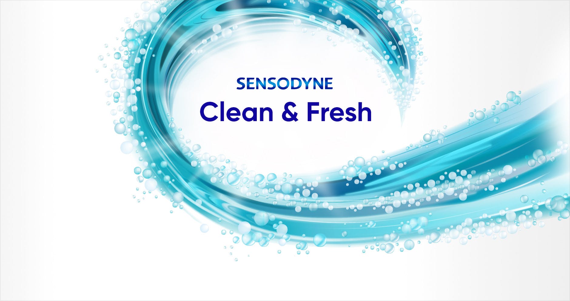 rengör känsliga tänder med Sensodyne