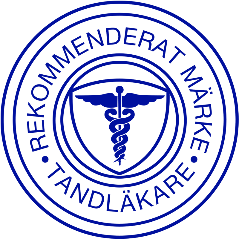 logo som visar att Sensodyne är den tandkräm som tandläkare rekommenderar  