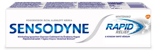Sensodyne Rapid Relief Whitening Toothpaste Pack
