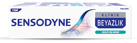 Sensodyne Klinik Beyazlık Güçlü Diş Minesi Diş Macununun Kutu Görseli
