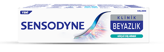 Sensodyne Klinik Beyazlık Güçlü Diş Minesi Diş Macununun  Kutu Görseli 