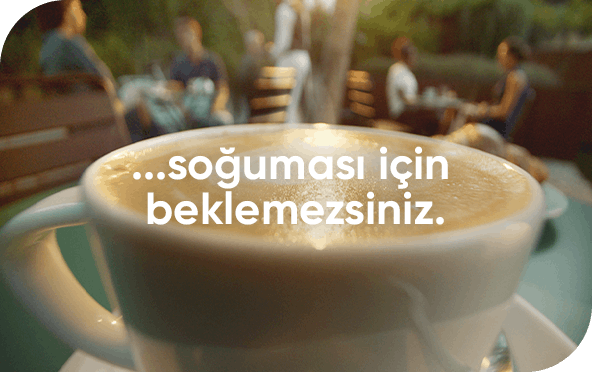 A hot cup of coffee