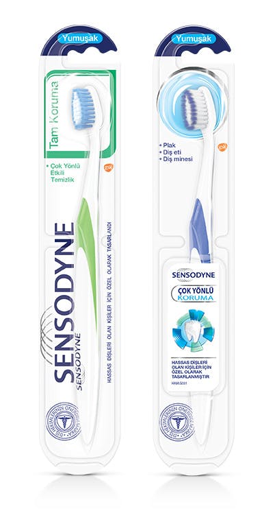 Sensodyne Multicare and Complete Protection toothbrushes