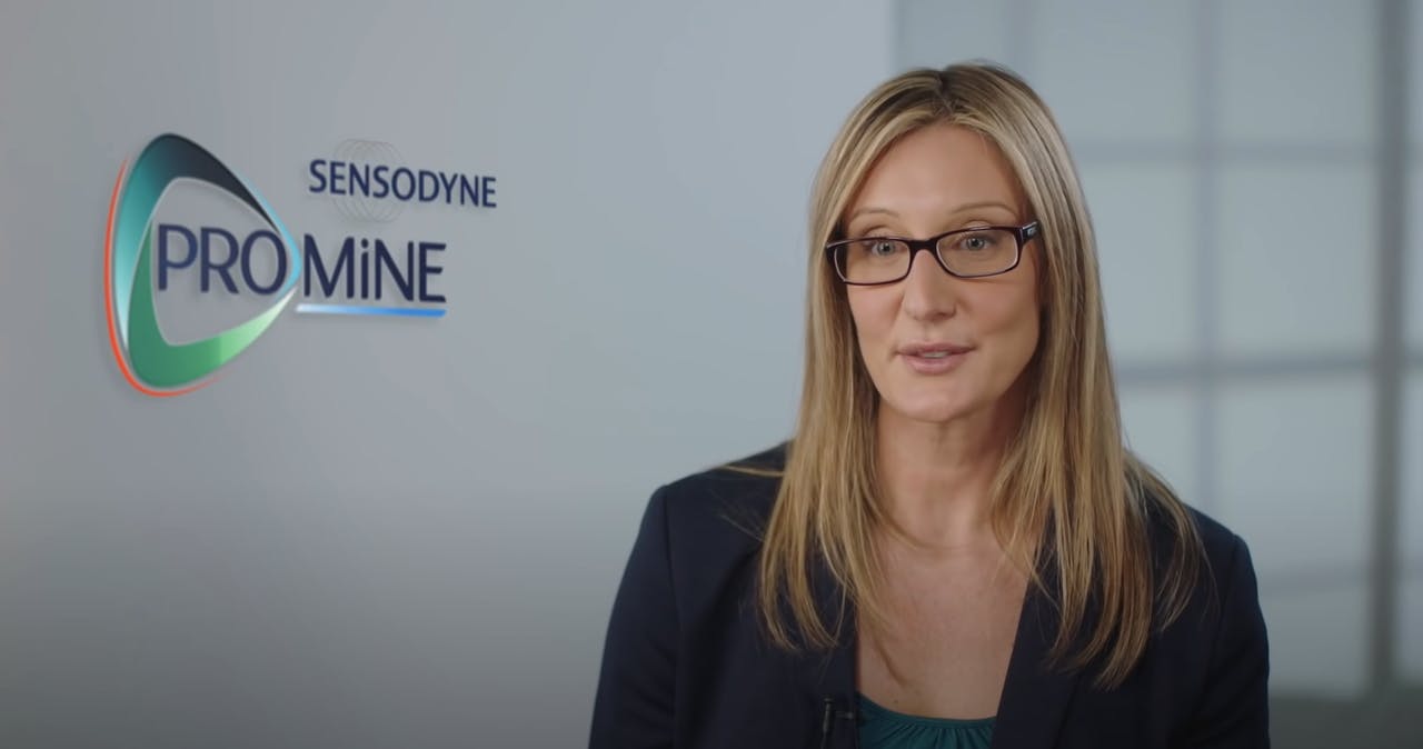 Dr. Jay recommends Sensodyne to patients with sensitive teeth