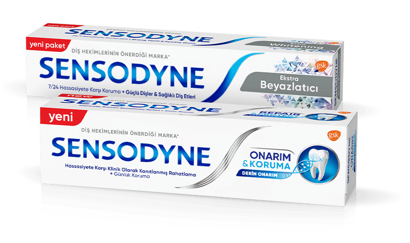 Sensodyne products that help protect against tooth sensitivity