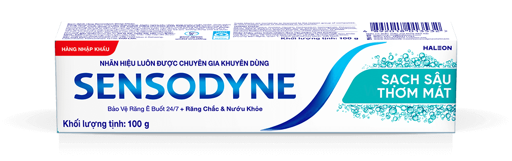 Sensodyne toothpaste in Deep Clean